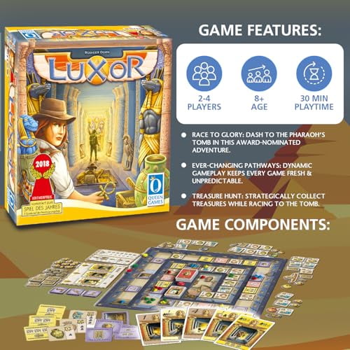 Queen Games Copenhagen Strategy Board Game 2-4 Players, Family, Adults, Kids Ages 8+ Queen Games Copenhagen Strategy Board Game 2-4 Players, Family, Adults, Kids Ages 8+
