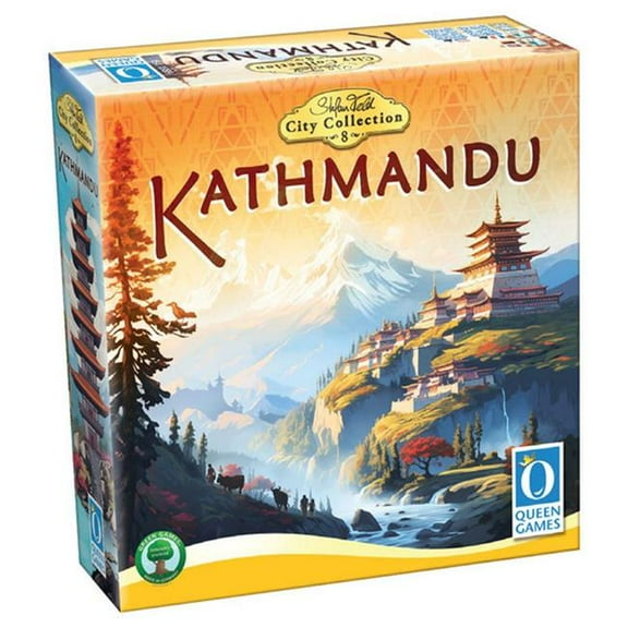 Queen Games QNG26173 Stefan Feld City Collection 8 Kathmandu Classic Edition Board Game