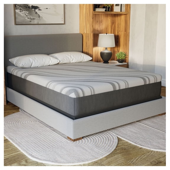 Queen Gel Memory Foam Mattress - 12 Inch Pro Gel Medium Firm - Cooling Performance Fabric - CertiPUR-US Certified - Dynamic Edge Support - Motion Isolation