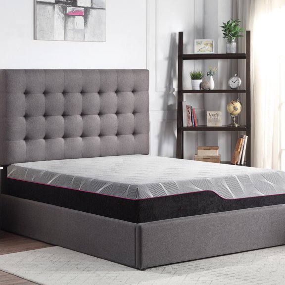 Queen GelCare Memory Foam - High Weight Tolerance - Home Bedroom - Supportive Night Rest