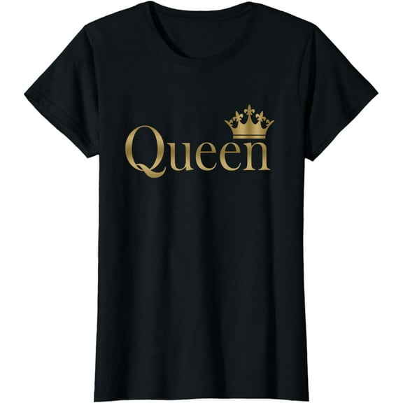 Queen Golden Crown Birthday T-Shirt T-Shirt