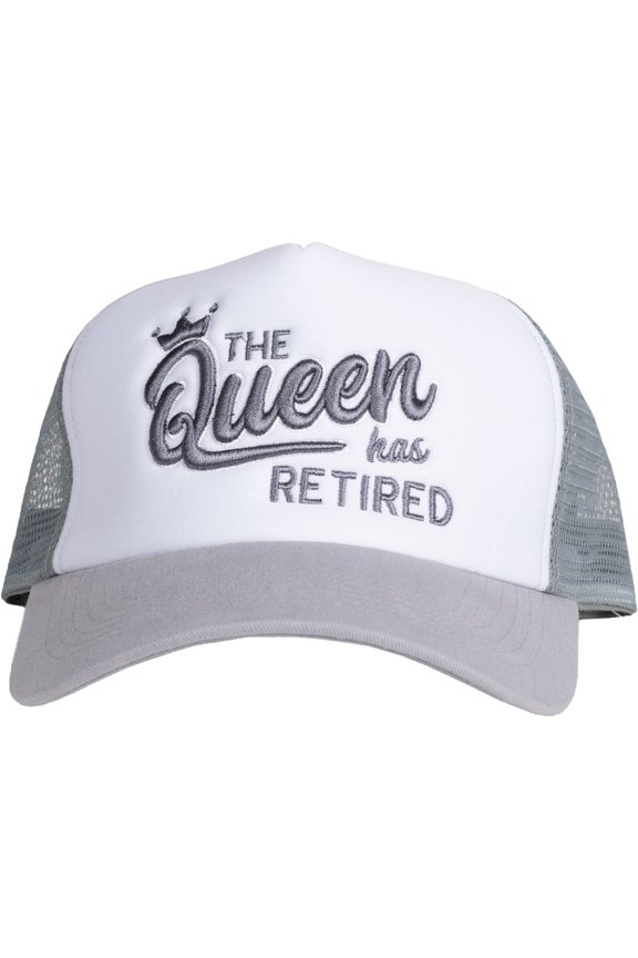 Company - Queen - Gray Adjustable Trucker Hats