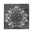 thumbnail image 1 of Queen Head Scarf, Royal Flora Crown, Head Wrap, 3 Sizes, by Ambesonne, 1 of 2