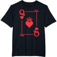 thumbnail image 1 of Queen Hearts Card Costume - Playing Cards - Queen of Hearts T-Shirt, 1 of 3