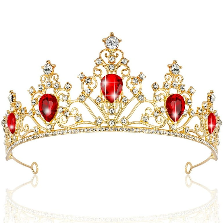 Womens Heart Tiara Blue With Gems Costume Accessories Female Halloween Womens Heart Tiara Blue With Gems Costume Accessories Female Halloween
