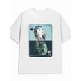 thumbnail image 1 of Queen of Hearts men's 180G 100% Cotton white Classic Unisex Shirt Graphic tshirts Unique Design Unisex Shirt Graphic Tee tshirts Vintage Unisex Shirt Graphic Tee tshirts, 1 of 7