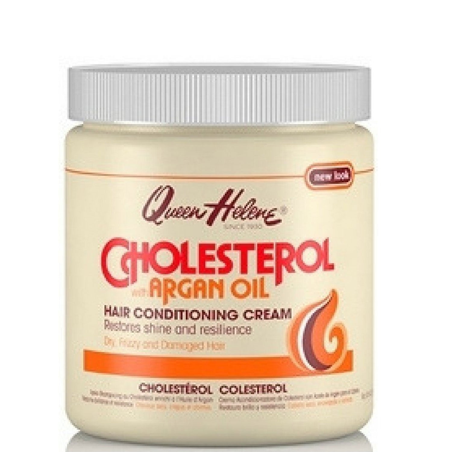 Queen Helene Cholesterol with Argan Oil Hair Conditioning Cream 15 Oz.