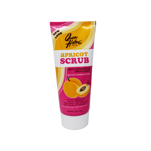Queen Helene Facial Scrub, Gently Exfoliates for Smooth Clarity, Normal to Combination Skin, Apricot, 6 Oz