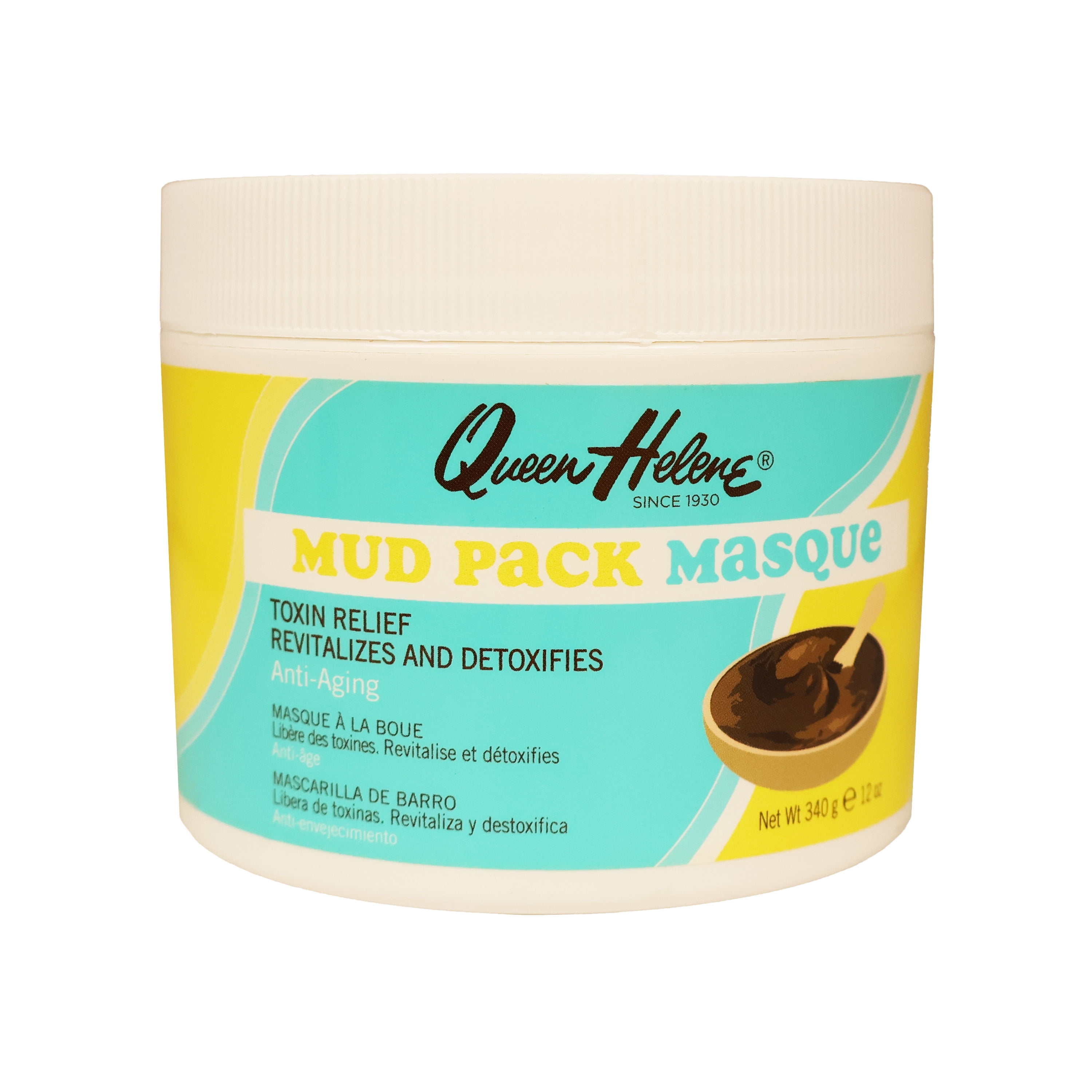 QUEEN HELENE Mud Pack Masque -Jar (12oz) QUEEN HELENE Mud Pack Masque -Jar (12oz)