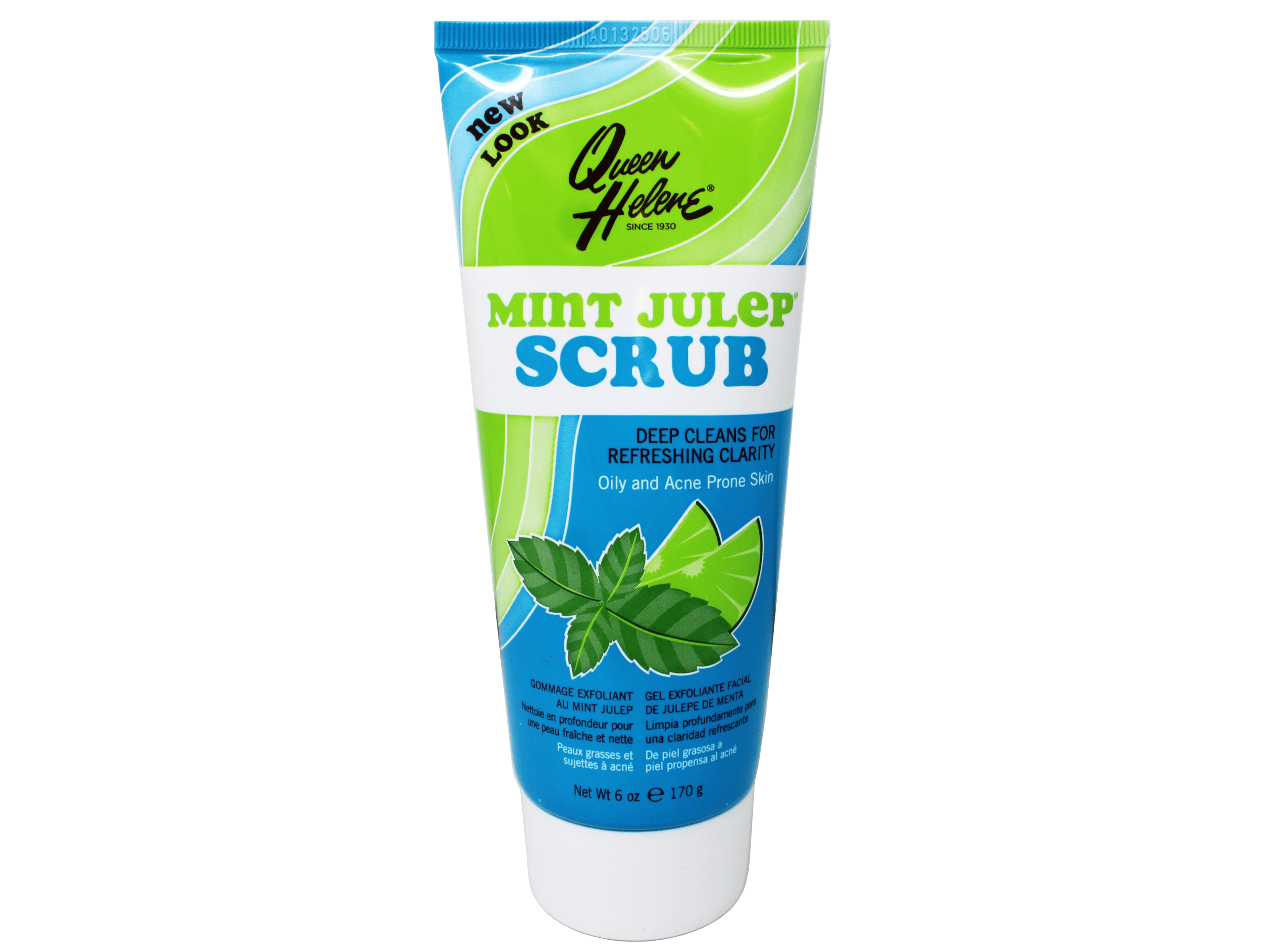 Queen Helene Mint Julep Scrub, Deep Cleans for Oily and Acne-Prone