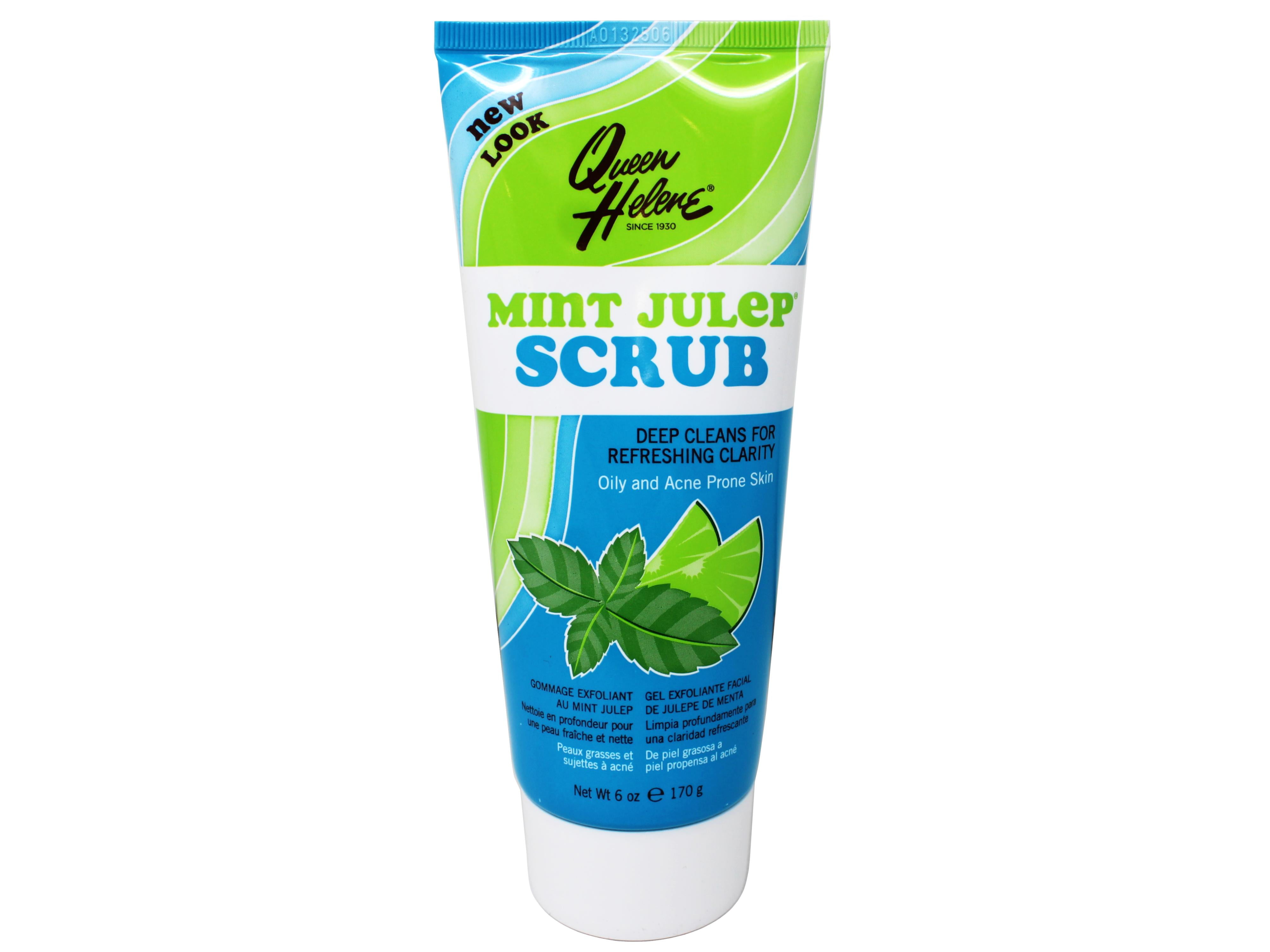 Queen Helene Natural Facial Scrub, Mint Julep 6 oz