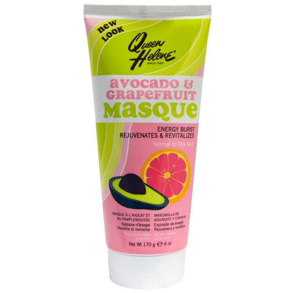 Queen Helene Tube Avocado & Grapefruit Facial Masque 6oz, Pack of 2