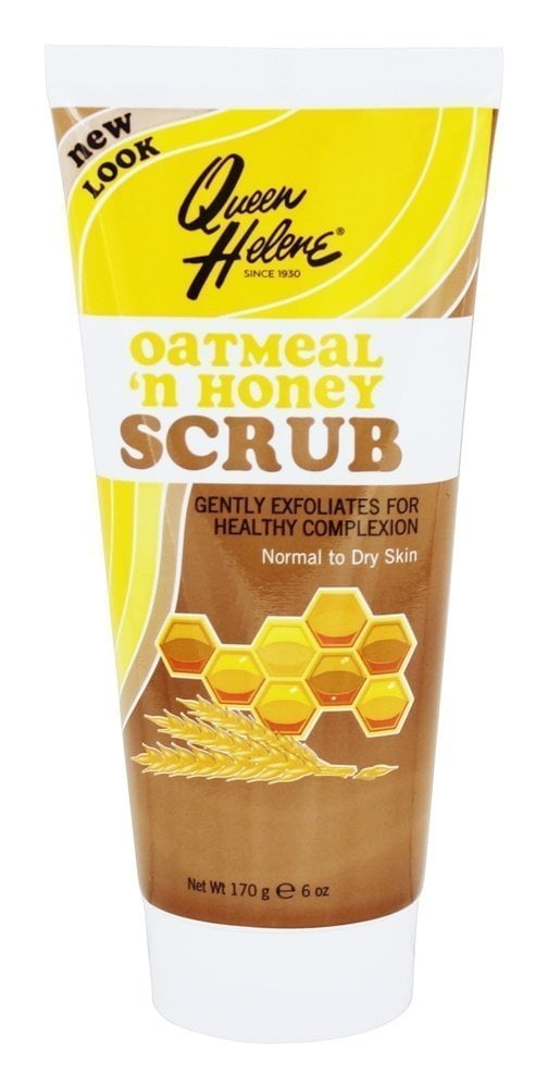 Queen Helene Tube Oatmeal N Honey Scrub 6 Ounce (177ml) (3 Pack) SF1