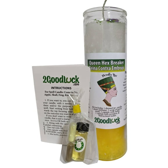 Queen Hex Breaker Dressed Candle Kit - Reina Contra Embrujo