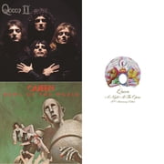 Queen Ii & News Of The World & Night At The Opera 180G/Clear LP Vinyl