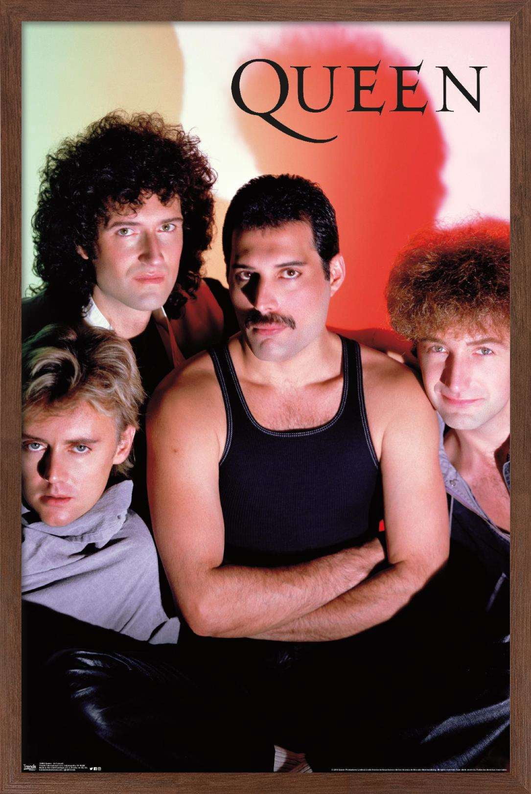 Queen - In Concert Wall Poster, 14.725" x 22.375", Framed
