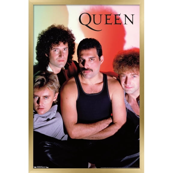 Queen - In Concert Wall Poster, 22.375" x 34", Framed
