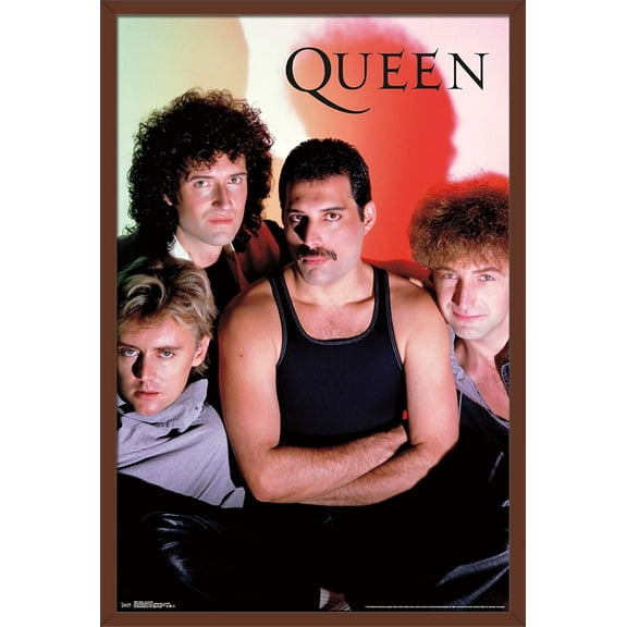 Queen - In Concert Wall Poster, 22.375" x 34", Framed