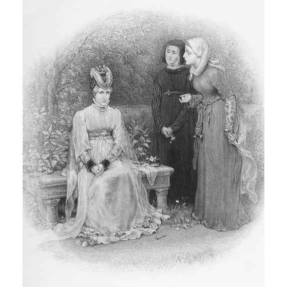 Queen Isabella And Her LadiesIsabella Of Valois 1389