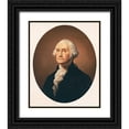 thumbnail image 1 of Queen, James Fuller 20x23 Black Ornate Wood Framed with Double Matting Museum Art Print Titled - George Washington, 1 of 4