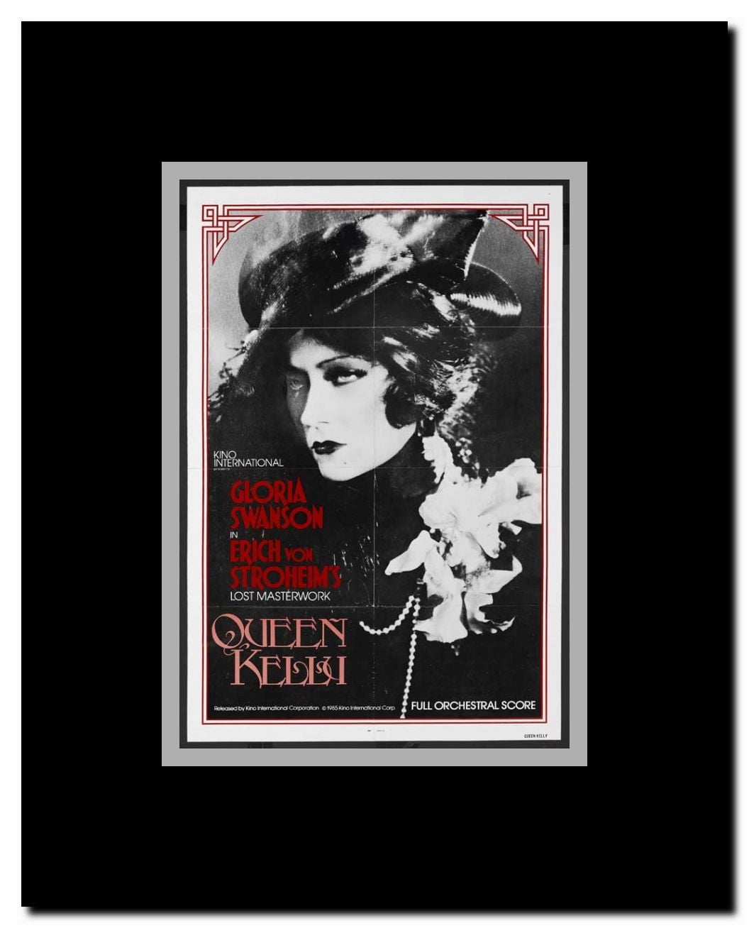 Queen Kelly Framed Movie Poster