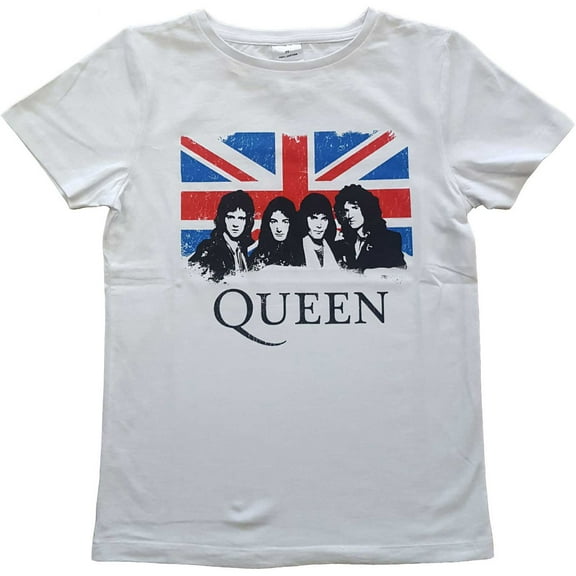 Queen Kids T-Shirt: Vintage Union Jack (13-14 Years)