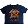 thumbnail image 1 of Queen Ladies Crop Top: Classic Crest (XX-Large), 1 of 3