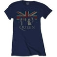 thumbnail image 1 of Queen Ladies T-Shirt: Vintage Union Jack (XX-Large), 1 of 2