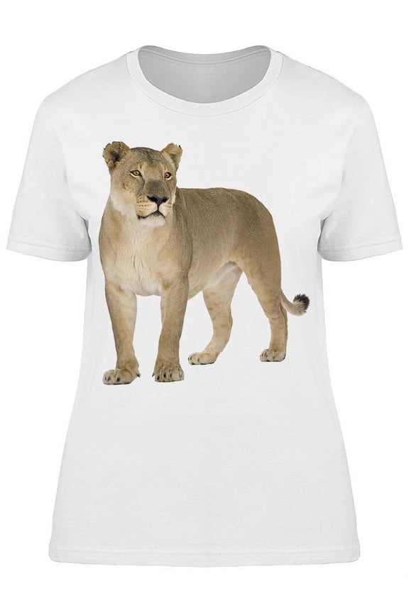 Queen Lioness T-Shirt Women -Image by Shutterstock, Female Medium
