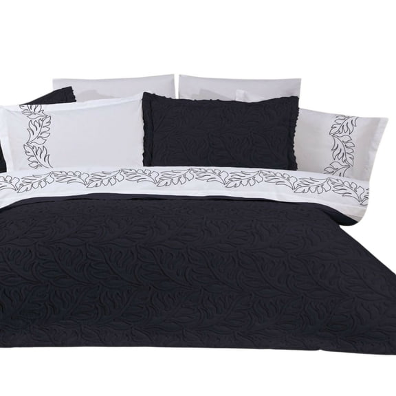 Queen Luxurious Hotel Quality 10-Piece Bedding Set- Extra Soft Fabric With a Unique Crinkle Finish