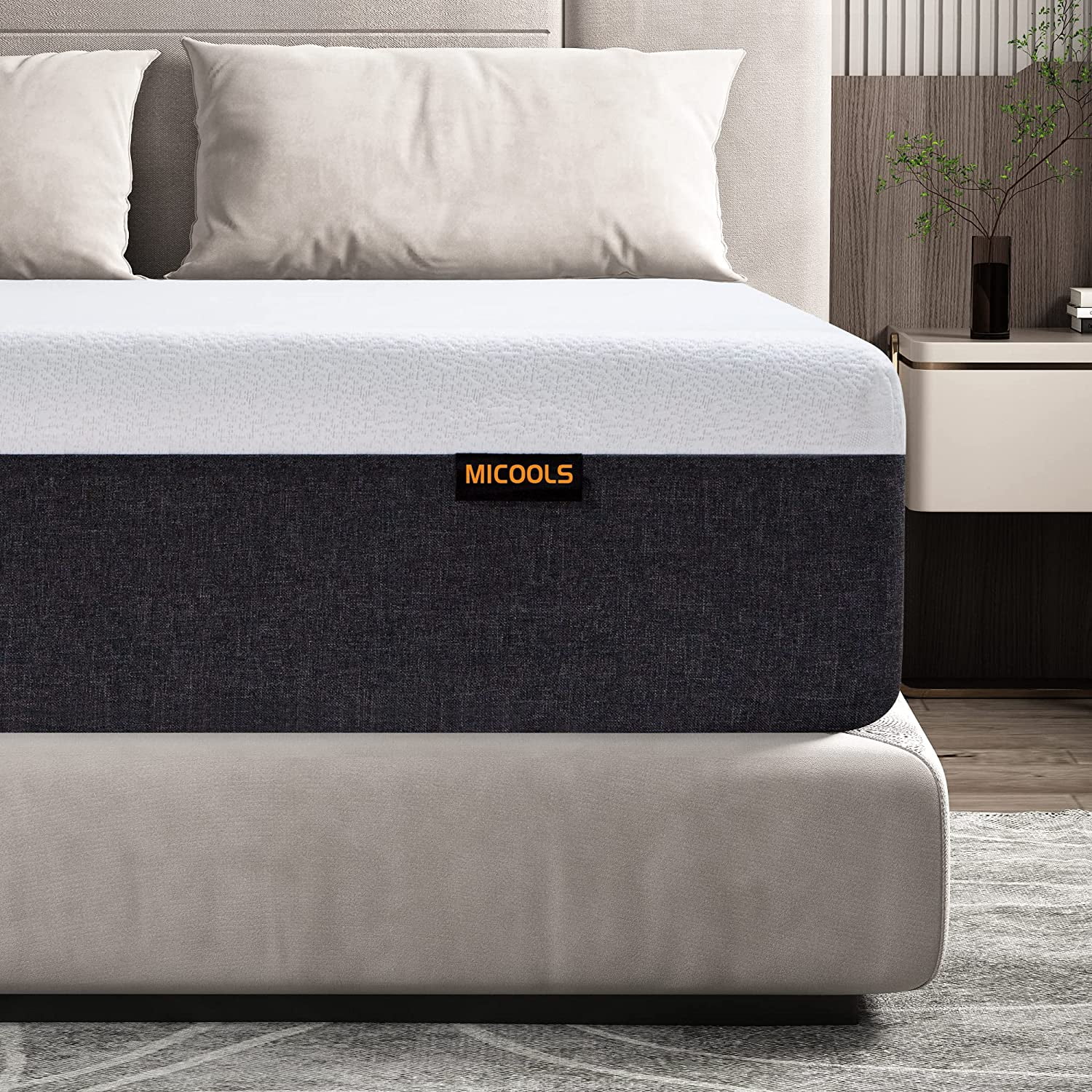 Queen Mattress 10 Inch Deluxe Comfort Memory Foam Mattress CertiPURUS