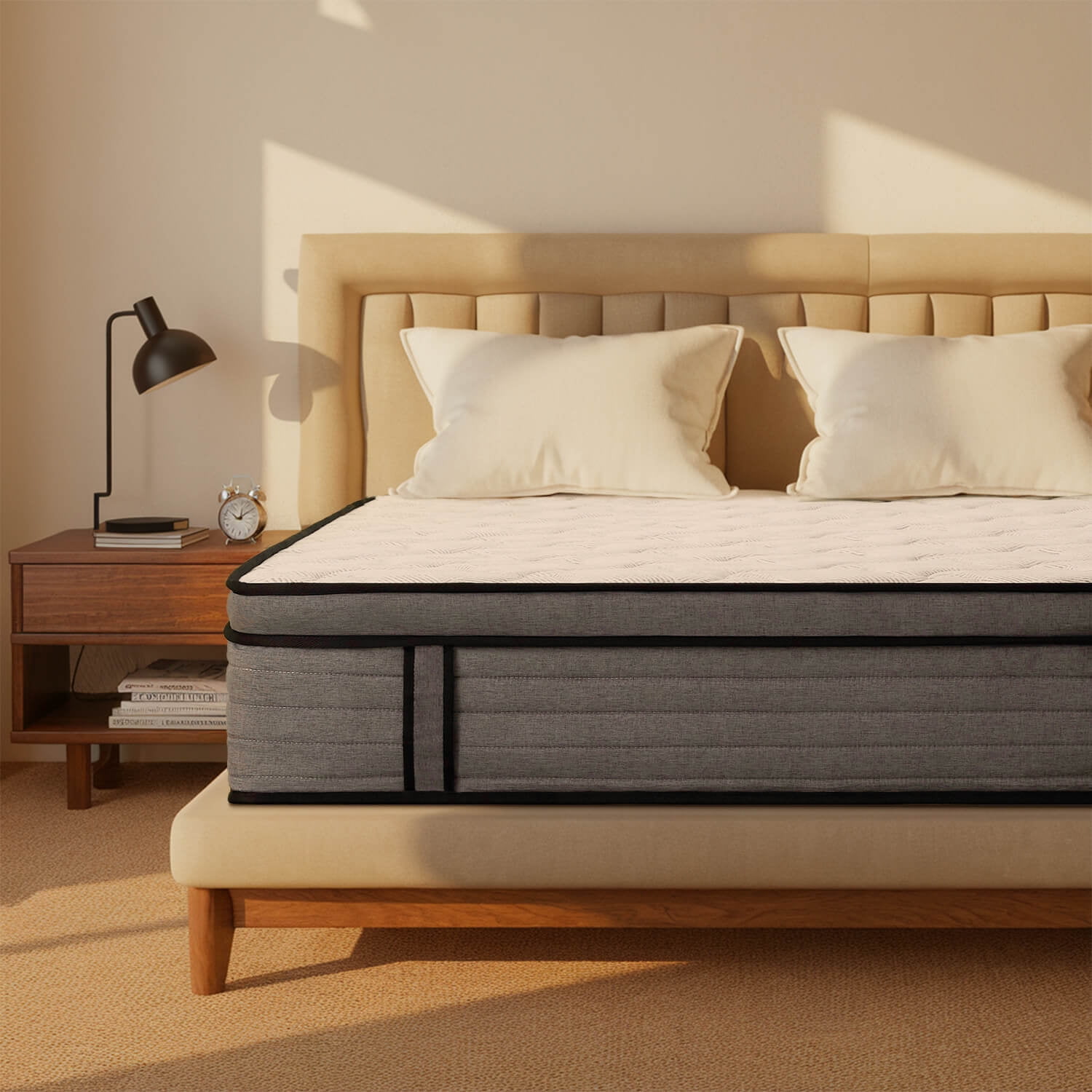 Queen Mattress 10 Inch Gel Memory Foam Hybrid Mattress, Medium Firmness ...