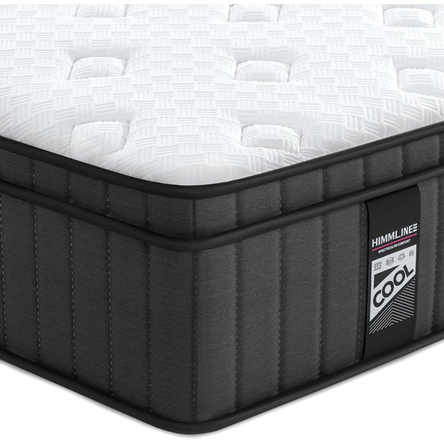 Queen Mattress, 10 Inch Hybrid Mattress, Gel Memory Foam and Pocket