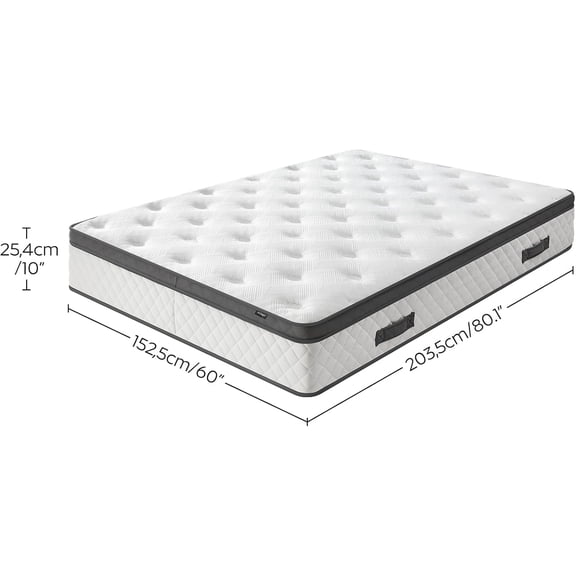Linenspa 10 Inch Memory Foam And Spring Hybrid Mattress