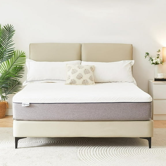 Queen Mattress, 10 Inch Memory Foam Mattress Queen Size Mattresses in a Box with Washable Removable Cover, Soft and Comfortable, Pressure Relief, Medium Firmness