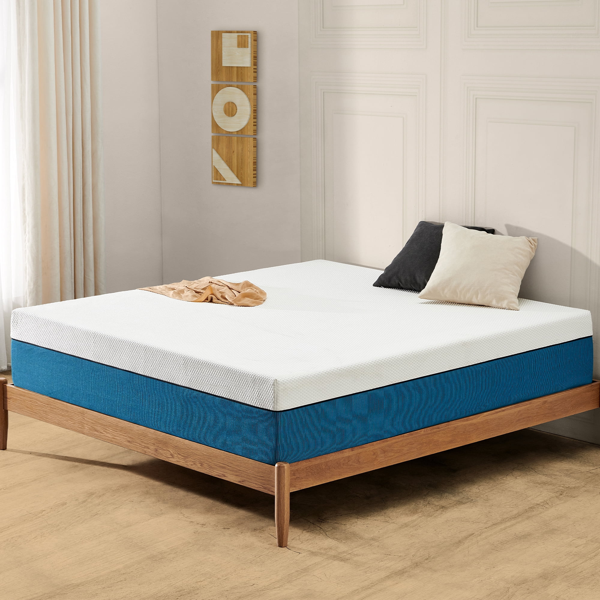 Queen Mattress 10" Medium Potctz Gel Memory Foam Mattress More