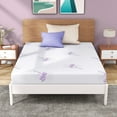 thumbnail image 1 of Queen Mattress, 10 inch Gel Memory Foam Mattress in a Box with Breathable Lavender Cover, Medium Feeling Bed Mattress for Pressure Relieving, Motion Isolation, Made in USA, 1 of 8