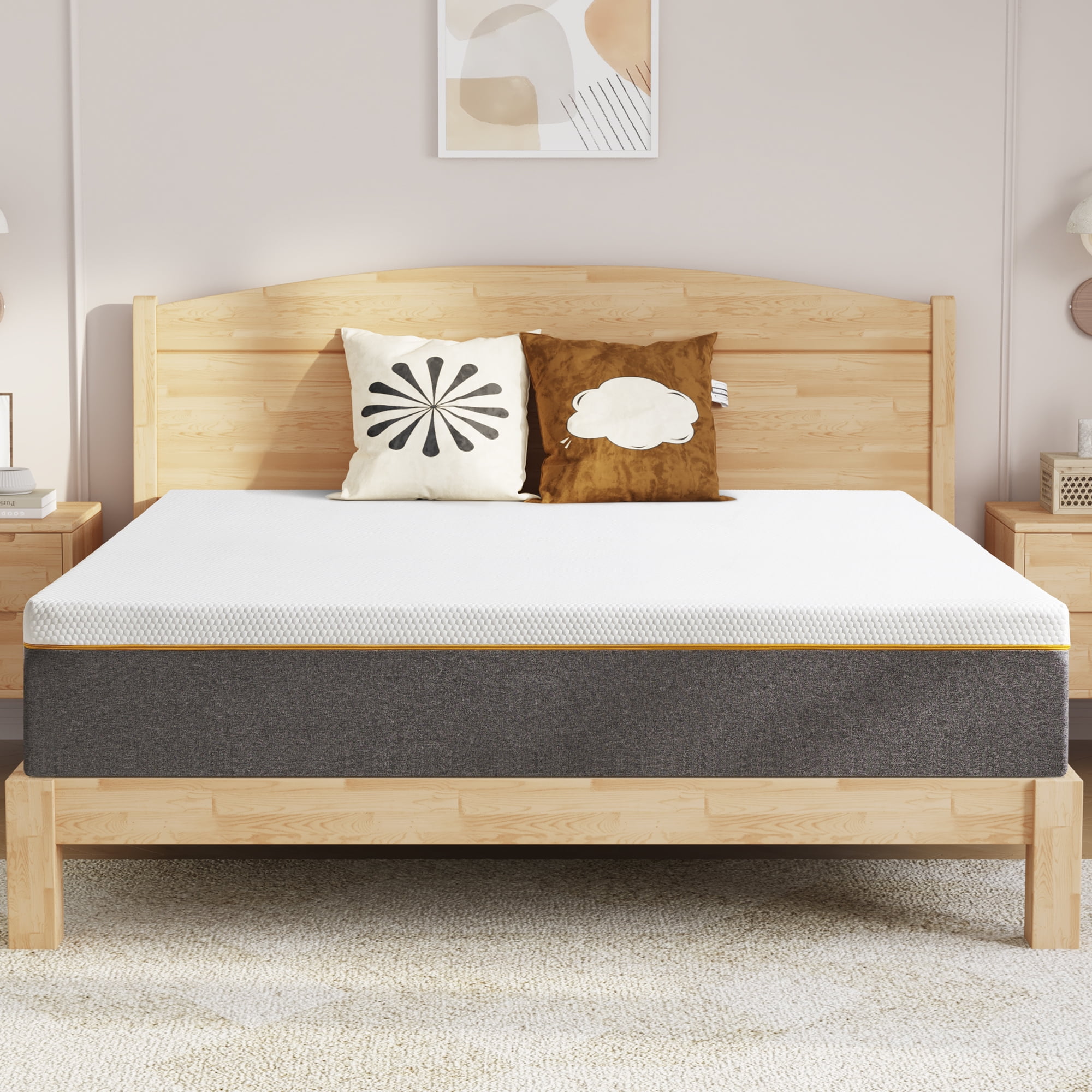 Queen Mattress, GELBIY 10 inch Queen Size Medium Memory Foam Mattress in a Box