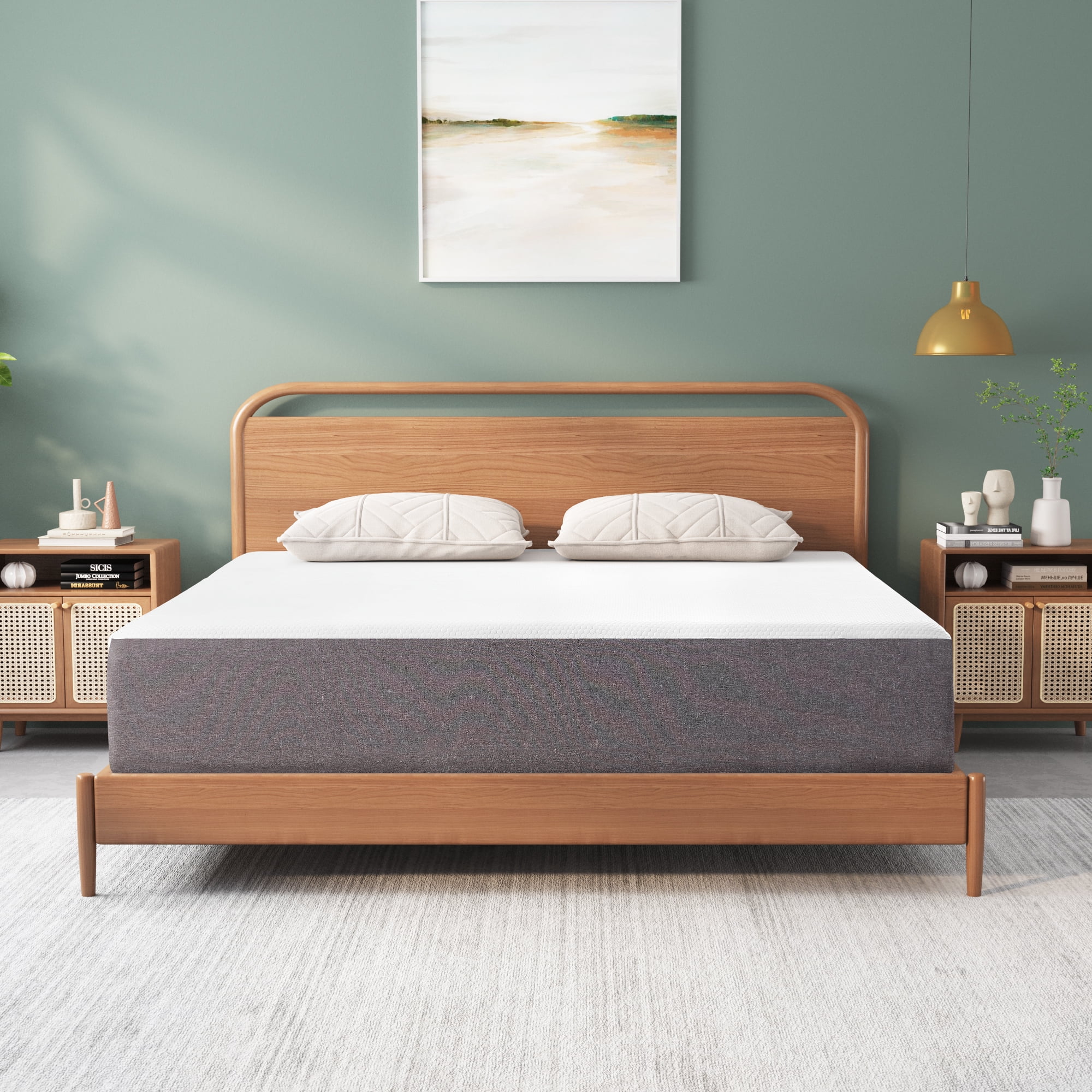 Queen Mattress, Telino 12" Medium Memory Foam Mattress in a Box, Adult, Queen Size Mattress