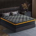 thumbnail image 1 of NISIEN QUEEN Size Mattress (Upgraded), 12 Inch Luxury Hybrid QUEEN Mattress in a Box, Cooling Gel Memory Foam & Pocket Springs, Medium Firm, Back Pain Relief, Extra Edge Support, 365-Night Trial, 1 of 9