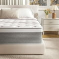 Queen Mattress, 12 Inch Queen Size Mattress Hybrid Design Memory Foam