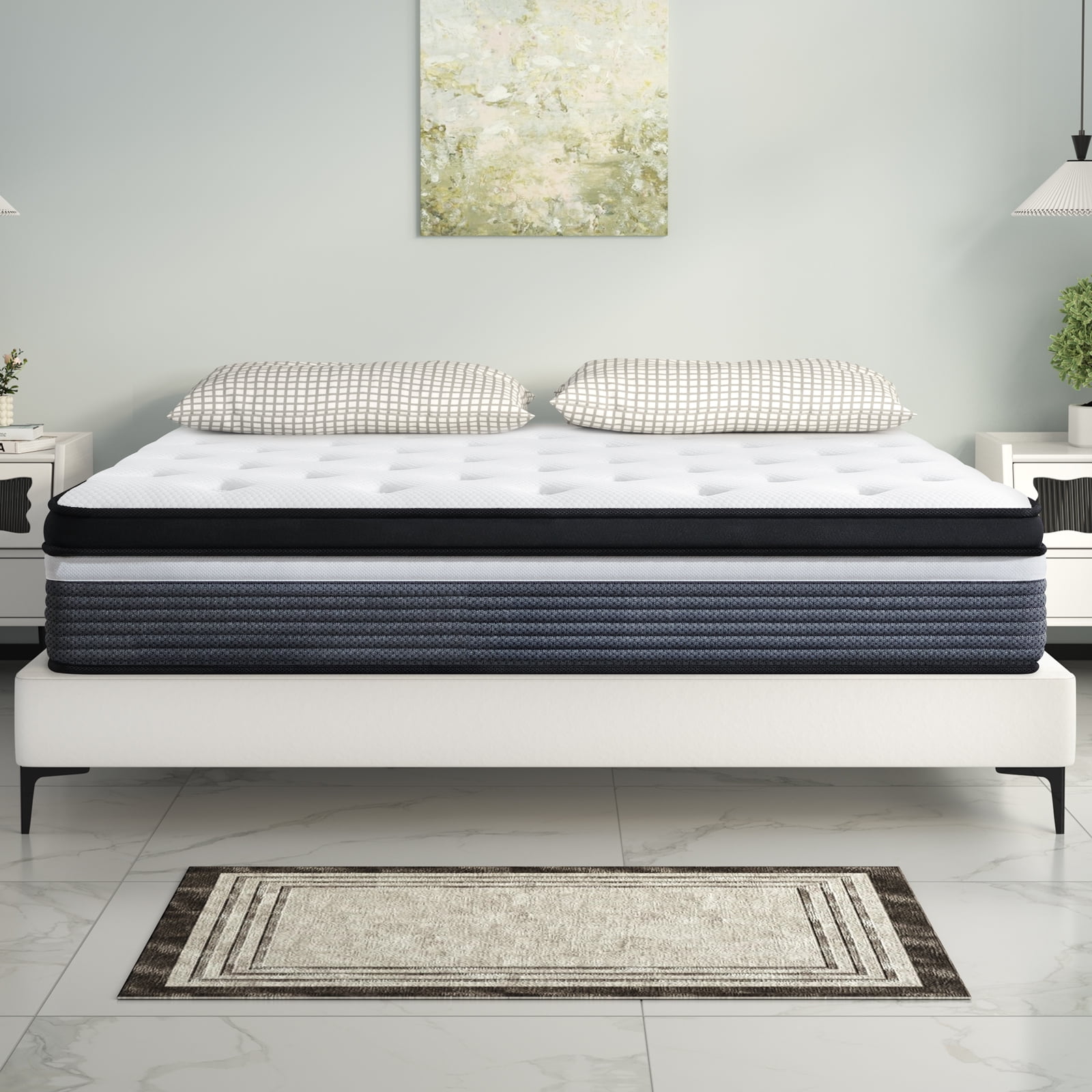 Arctic Dreams 10 Hybrid Mattress with Cool to Touch Fabric Twin Walmart