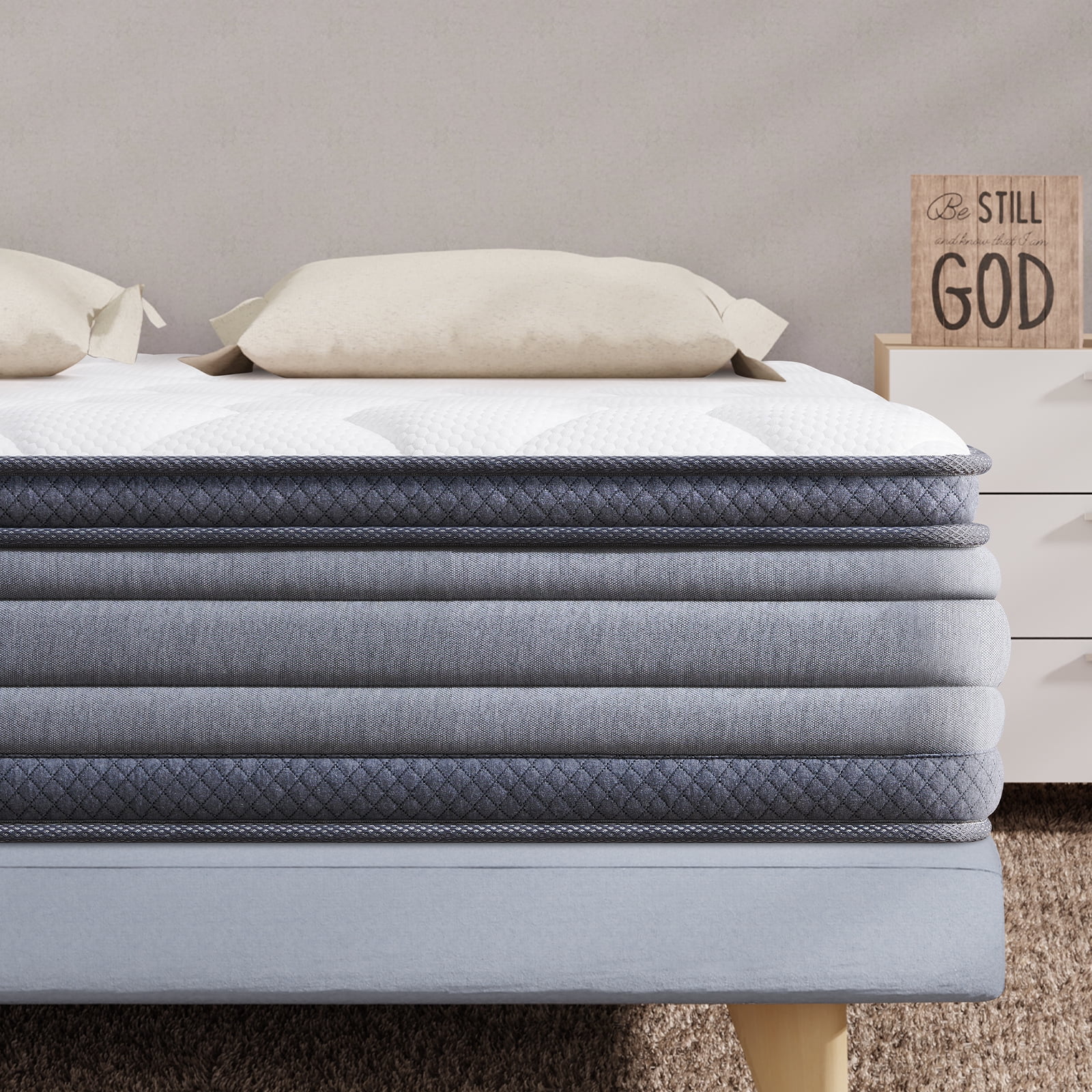 Queen Mattress JIAVA 12" Queen Memory Foam Mattress in a Box