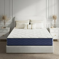 POSMOND Queen Mattress, 12 inch Cooling Memory Foam Mattress, Hybrid Firm Mattress in a Box, Pocket Spring, Pressure Relief, CertiPUR-US Certified