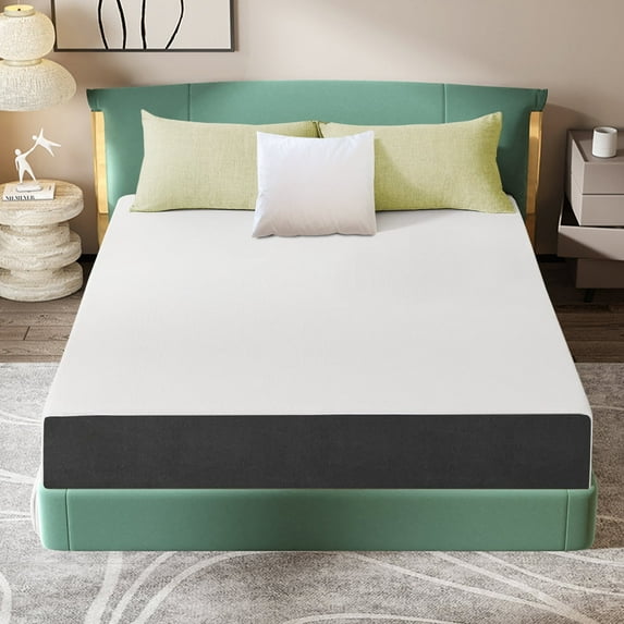 Queen Mattress, 5 Inch Cooling Gel Memory Foam Mattress in a Box with Washable Cover Medium Firm Pressure Relief, CertiPUR-US Certified