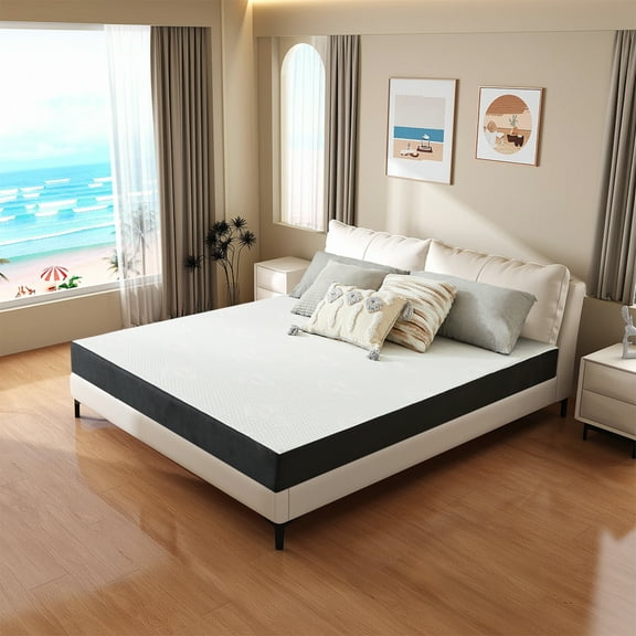 Queen Mattress, 5 Inch Memory Foam for Kids, Fiberglass Free Comfortable and Waterproof Cover, Medium Firmness, Mattress in a Box,CertiPUR-US Certified