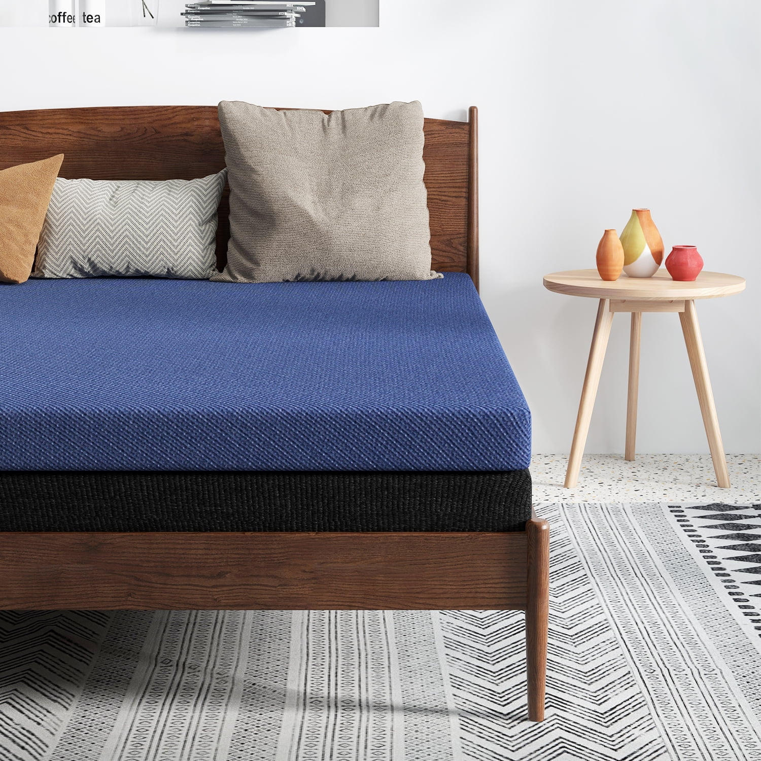 Queen Mattress, 6 inch Memory Foam Mattress, Medium Firm Bed Mattress