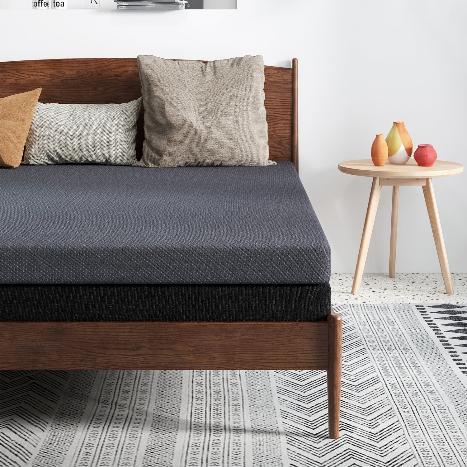 Queen Mattress, 6 inch Memory Foam Mattress, Medium Firm Bed Mattress