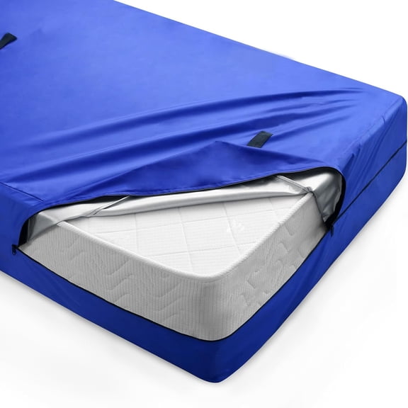 Queen Mattress Bag for Moving and Storage, Queen Size Mattress Cover for Moving with Heavy Duty Handles, Double Zippers, Reusable Waterproof Mattress Protector for House Moving Travel