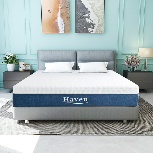 Queen Mattress Bed in a Box, Memory Foam Mattress Infused with Cooling